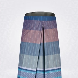 Mountbatten Pink Cadet Grey Moonstone Blue Checked Lungi